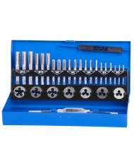 Sada závitnikov a závitových očiek Strend Pro SX1033, HSS, 33 dielna, M3-M12