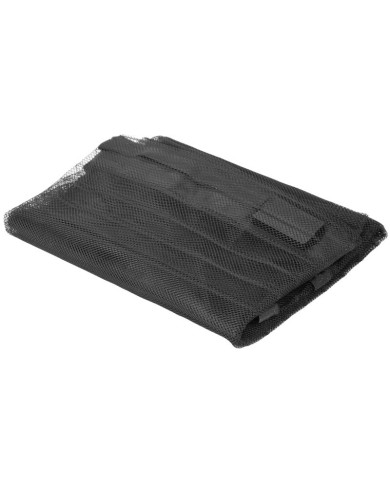 Sieť Strend Pro, 220x120 cm, proti hmyzu a komárom, na balkónové dvere, 9x magnet, čierna