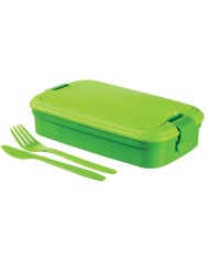 Box Curver® Lunch&Go 1300 ml, obedár, zelený, dóza s príborom