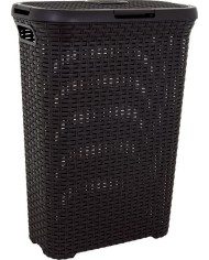 Kôš Curver® STYLE 40 lit., hnedý, 44x26x61 cm, na bielizeň, prádlo