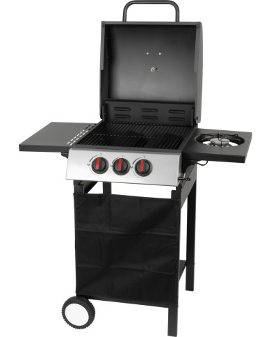 Gril Strend Pro Valencia, BBQ, plynový 2+1 horáky
