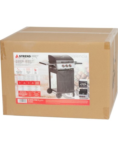 Gril Strend Pro Valencia, BBQ, plynový 2+1 horáky