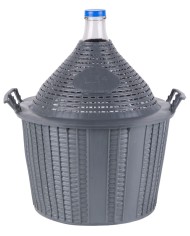 Demižón Strend Pro Cada Inco, 34 lit. sklenený, demižón na víno a pálenku, plastový kryt