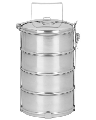 Obedár MagicHome SS682, nerez, 4x 1200 ml, 16,8x32,6 cm