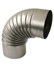 Koleno Dymo 145 mm, dymovod, dymové kominové koleno na spájanie rúr dymovodu