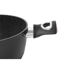 Hrniec MagicHome Black Line, 20 cm, 2100 ml, s pokrievkou