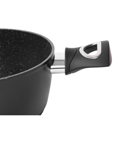 Hrniec MagicHome Black Line, 24 cm, 4000 ml, s pokrievkou