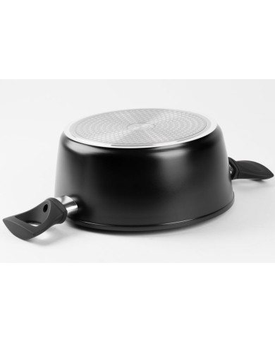 Hrniec MagicHome Black Line, 24 cm, 4000 ml, s pokrievkou