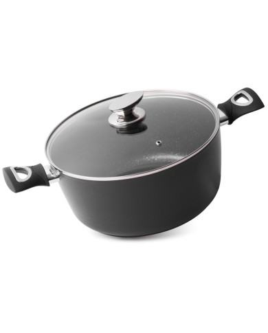 Hrniec MagicHome Black Line, 28 cm, 5900 ml, s pokrievkou