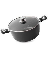 Hrniec MagicHome Black Line, 28 cm, 5900 ml, s pokrievkou