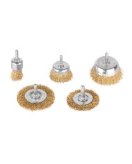 Kefa na brúsenie Tigerlion 8240, hrncová, vlnitá, 5-dielna sada kief, so stopkou