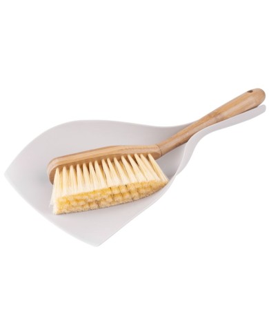 Súprava upratovacia York ECONATURAL, metlička s lopatkou, bambus, 25x34x7 cm