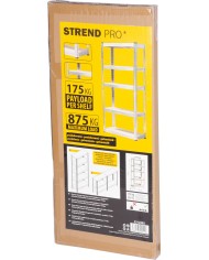 Regál Racks RAT40 MS, kovový, MDF, 5 políc, 1800x900x400 mm, max. 175 kg/polica