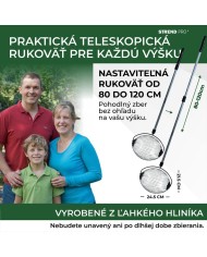 Zberač Strend Pro OD-50206, na orechy a ovocie s ALU teleskopickou násadou 80-120 cm
