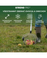 Zberač Strend Pro OD-50206, na orechy a ovocie s ALU teleskopickou násadou 80-120 cm