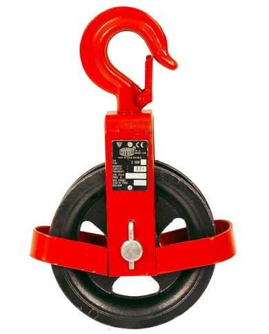 Kladka BRANO Z 500 0,5t C murárska, s hákom a chráničom lana