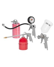 Sada na kompresor Airtool W-2005A1, 5 dielna, striekacia/ofukovacia/nafukovacia/rozprašovacia/hadica