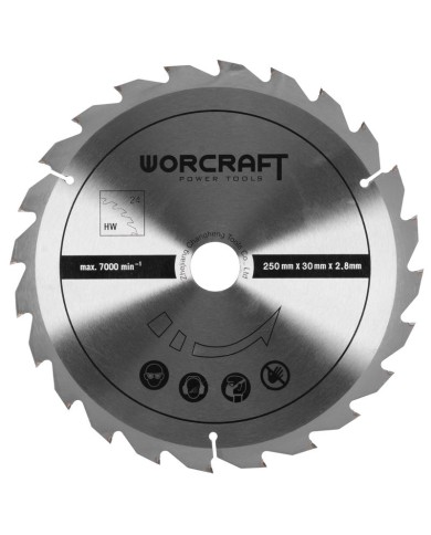 Píla Worcraft TS-2000A, 2000W, 250x30x24T, 240V, IPX0, stolová, 2 kotúče zdarma