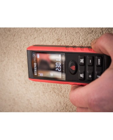 Merač vzdialenosti Strend Pro DIME 80M, laserový, EXTRA funkcia merač uhlov