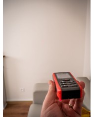 Merač vzdialenosti Strend Pro DIME 80M, laserový, EXTRA funkcia merač uhlov