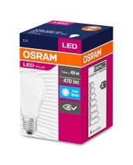Žiarovka OSRAM® LED FR 040 (ean7081) non-dim, 4,9W/840 E27 4000K Value CLASSIC A