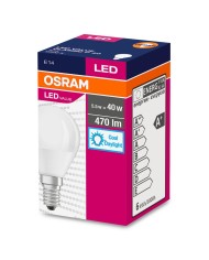 Žiarovka OSRAM® LED FR 040 (ean7630) non-dim, 4,9W/865 E14 6500K Value CLASSIC P