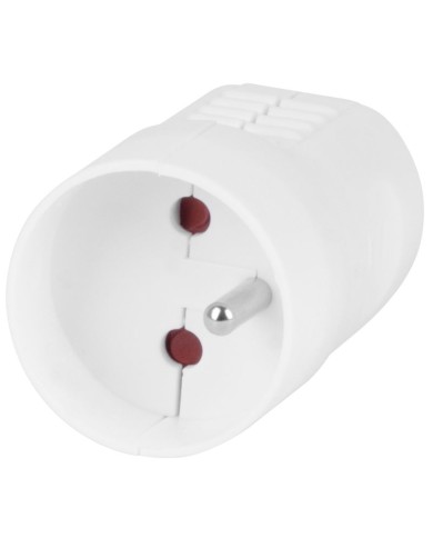 Zásuvka Strend Pro, na predlžovací kábel, 250 V, IP20, 16A, biela