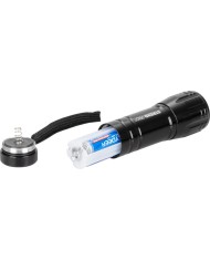 Svietidlo Strend Pro Flashlight FL004, COB 100 lm, AluBody, 3xAAA