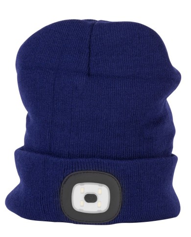 Čiapka Strend Pro Albacore modrá L, 4x SMD LED, USB nabíjanie