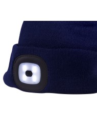 Čiapka Strend Pro Albacore modrá L, 4x SMD LED, USB nabíjanie