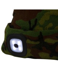 Čiapka Strend Pro Albacore kamufláž L, 4x SMD LED, USB nabíjanie