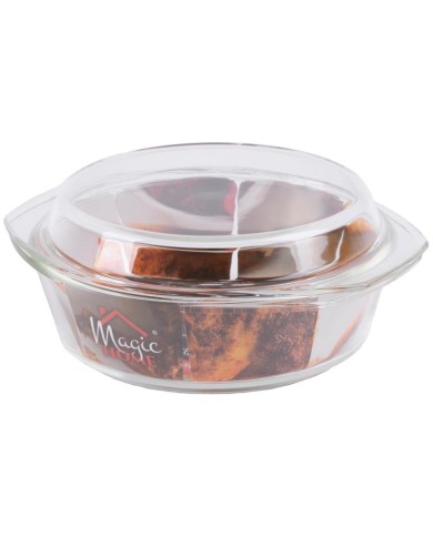 Misa MagicHome, zapekacia, 2500 ml, borosilikátové sklo, okrúhla