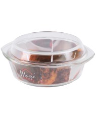 Misa MagicHome, zapekacia, 2500 ml, borosilikátové sklo, okrúhla