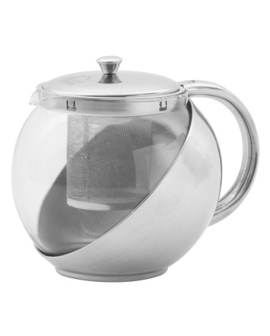 Čajník MagicHome TP108, 1100 ml, sklo/nerez