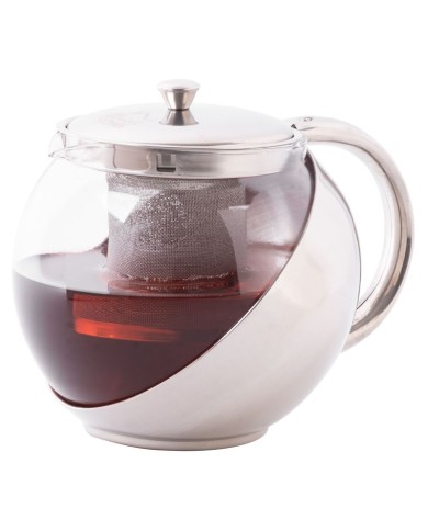 Čajník MagicHome TP108, 1100 ml, sklo/nerez