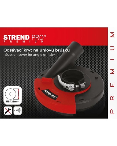 Kryt Strend Pro DP128, odsávací, 115/125 mm, na uhlovú brúsku
