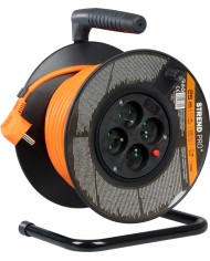 Kábel Strend Pro DG-FB04 predlžovací, L-25 m, na bubne, prierez 1,5 mm2