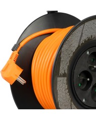 Kábel Strend Pro DG-FB04 predlžovací, L-25 m, na bubne, prierez 1,5 mm2