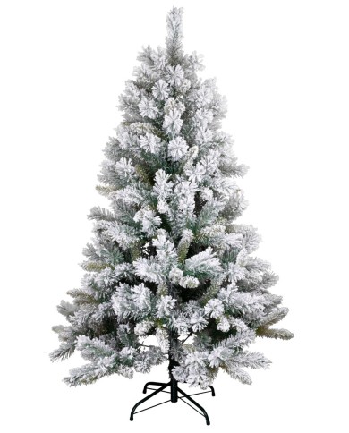 Stromček MagicHome Vianoce Harry, jedľa zasnežená, 210 cm
