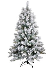 Stromček MagicHome Vianoce Harry, jedľa zasnežená, 210 cm