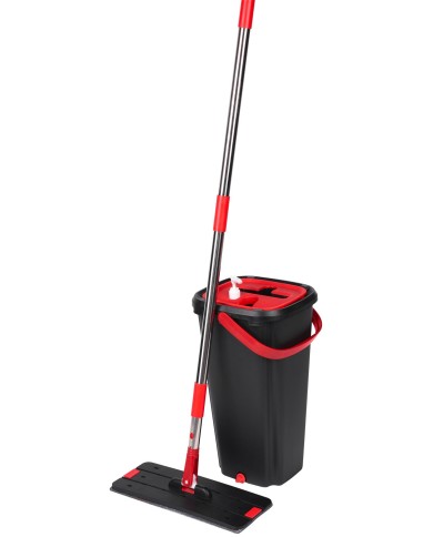 Súprava upratovacia mop QuickShine MagicHome, plochý, s 8 lit. žmýkacím vedrom, na podlahy