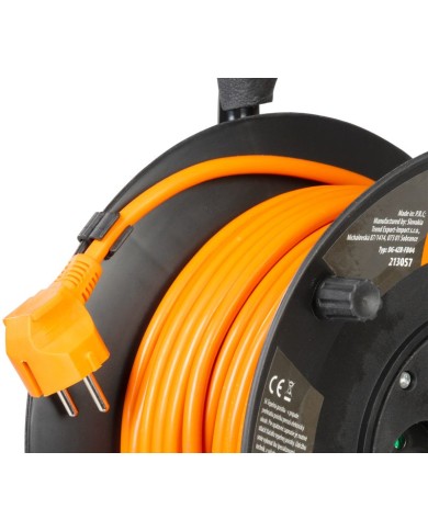 Kábel Strend Pro DG-FB04 predlžovací, L-35 m, na bubne, prierez 1,5 mm2