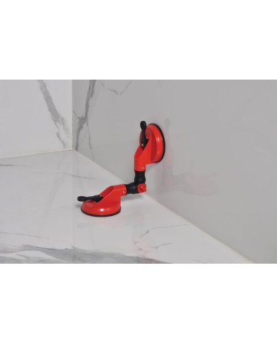 Držiak skla Strend Pro CU682, prísavný, 2 kupolový, 127 mm, 115x370 mm, nastaviteľný uhol