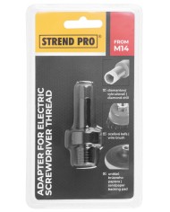 Adaptér Strend Pro JA614, redukcia z M14 na 6-hran do vŕtačky k vyrezávacím korunkám