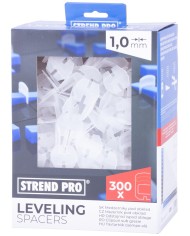 Medzerník L Strend Pro LS230T, nivelačný, pod obklad, 1.0 mm, bal. 300 ks, plast biely