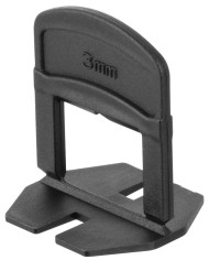 Medzerník L Strend Pro LS230T, nivelačný, pod obklad, 3.0 mm, bal. 300 ks, plast čierny