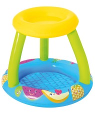 Bazénik Bestway® 52331, Fruit Canopy, detský, nafukovací, so strieškou, 94x89x79 cm