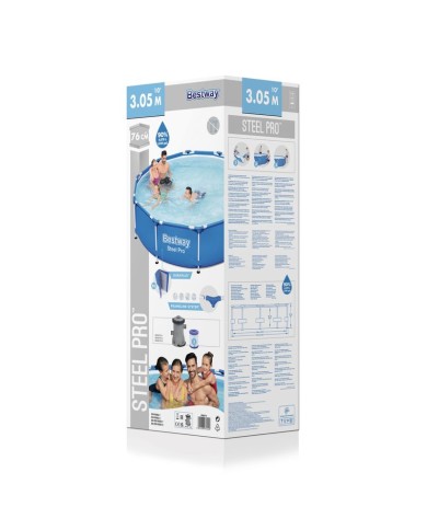 Bazén Bestway® Steel Pro™, 56679, kartušová filtrácia, 305x76 cm