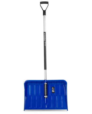 Odhrňovač ALPINUS ALUTUBE, 550x385/1460 mm, lopata na sneh, odhŕňač, ALU násada, mix farieb, ZMONTOVANÝ