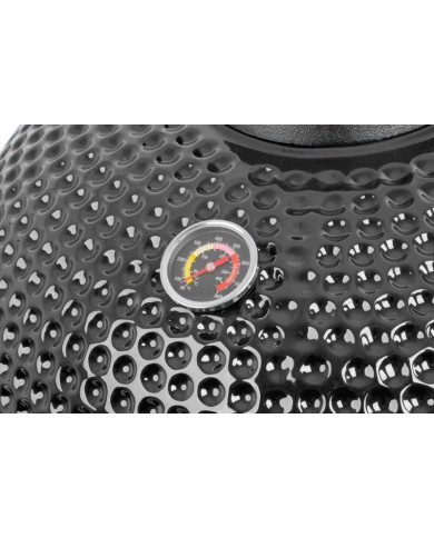 Gril Strend Pro Kamado Egg 21", priemer 46,7 cm, gril výška 91 cm, čierny, 130x73x122 cm